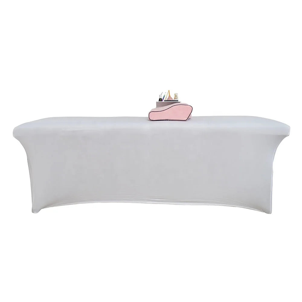 Wholesale Customize LOGO Eyelash Table Stretchable Cover Lash Bed Massage Bed Cover for Beauty Salon