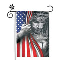 Hot Sale 45-30cm Vintage American Flag Jesus Easter Garden Flag  Garden Flag Stake