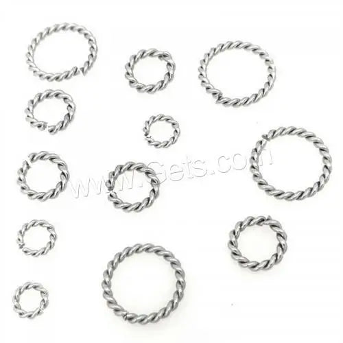 DIY Fashion Jewelry Jump Ring Stainless Steel Machine Polishing Original Color 100PCs/Bag 1587557
