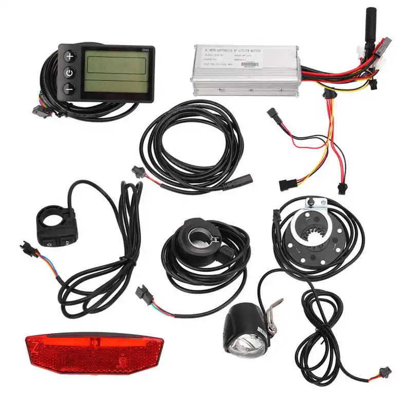 36V 48V 750W Electric Bike Motor Controller Kit with S866 Display Electric Scooters Speed Controller Display Set