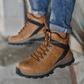Unisex Anti-Puncture Microfiber Leather Waterproof Steel Toe Work Safety Shoes All Seasons for Mining