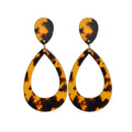 Tongxin Fashion Jewelry Exaggerated Geometric Acrylic Acetate Water Drop Earrings for Women