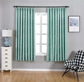 Hot Sale Ready Made Curtain Lucky Clover Floral Jacquard Pattern Design Pink Green Window Curtains for Girl Bedroom