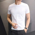 USA Sublimated Garment Material Cotton Polyester Collar Short Sleeve O Collar T-shirt Custom Round Collar T-shirt