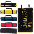 Roll-type Oxford Cloth Electrician Tool Roll Bag with 12L Capacity Adjustable Strap OEM/ODM Customizable