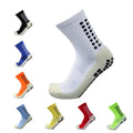 2026 New Crew Dot Thick Anti-Slip Breathable Eco-Friendly Cotton Spandex Men's Soccer Socks