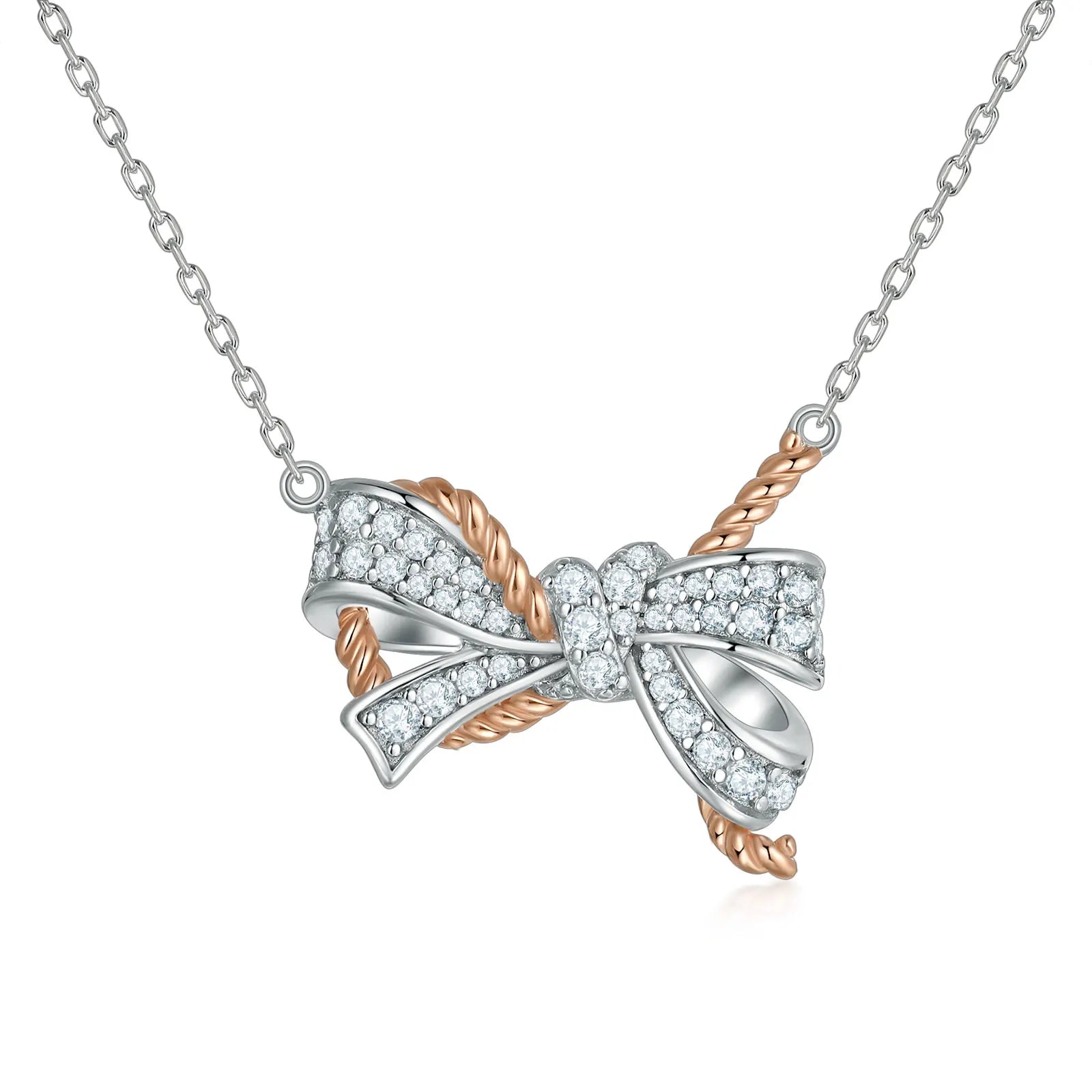 Waterproof 925 Silver Cubic Zirconia Bar Pendant Necklace Minimalist Daily Wear Fine Jewelry