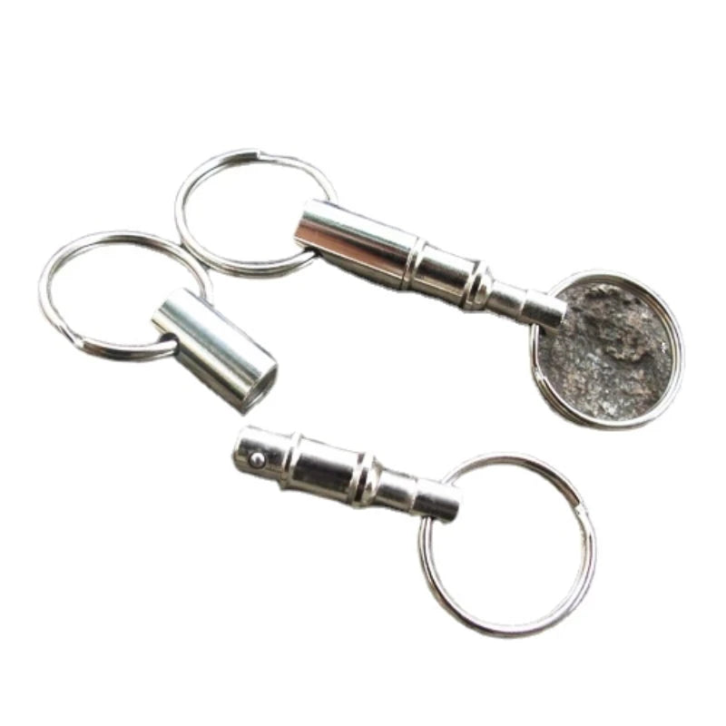 EDC Quick Release Key Ring Separate Detachable Quick Release Button Double Ring Key Ring Outdoor Letter Quick Release Button