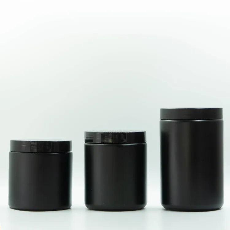 500ml 600ml 800ml Customized Logo Printing Plastic HDPE Vitamin Protein Powder Bottle Container Jar