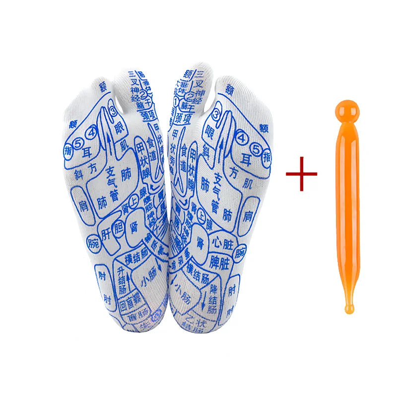 Disposable Anti-Bacterial Crew Casual Acupressure Reflexology Socks Jacquard Technology Quick Dry Breathable Features for Spring
