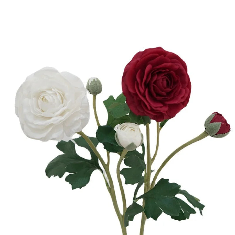 High Quality Simple Silk Flowers Wedding Centerpieces Table Decorations Handheld Bride Bouquet Moisturizing Dew Lotus Fresh Look