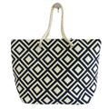 Factory Wholesale Custom Large Capacity Canvas Drawstring Summer Straw Beach Woven Basket Bag  Canvas Handbag Tote Bag
