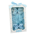 Fashionable Lovely Hairband Flower Bow 3pcs Headwrap Set Girls Gifts Hairband Set With Box