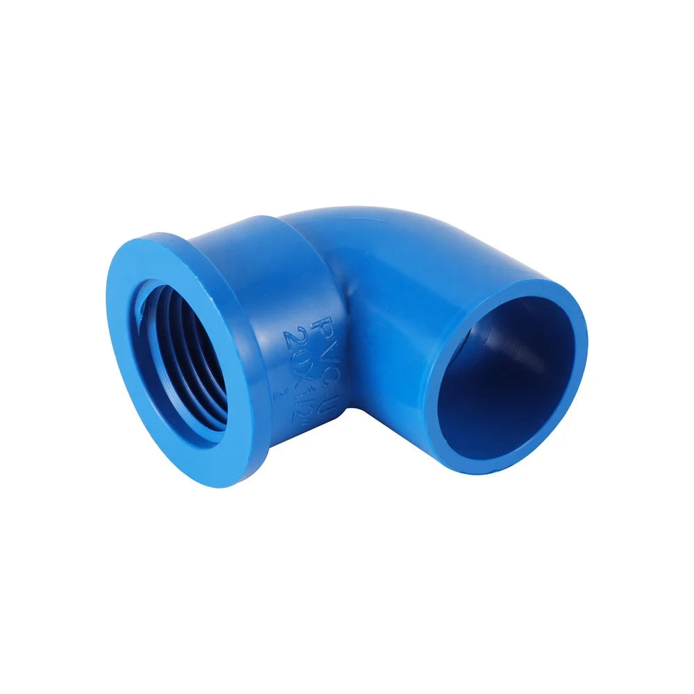 1/2 Inch Female Thread to 20mm PVC Fish Tank Fittings Garden Irrigation PVC Elbow Connectors Pipe Fittings