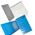Pegboard Wall Organizer Perforated Board-Custom Size Color Carbon Steel Multifunction Hanging Panel for Workshop Home Storage