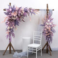 Floral Arch Triangles Flower Row Wedding Background Decoration Flower
