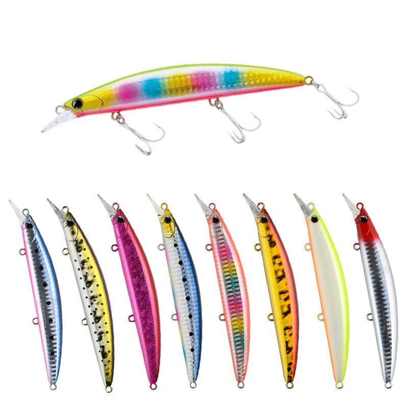 Japan Quality Peche Leurre 19g 110mm Saltwater Freshwater Minnow Swimbait Hard Plastic Fishing Bait Lure Pesca