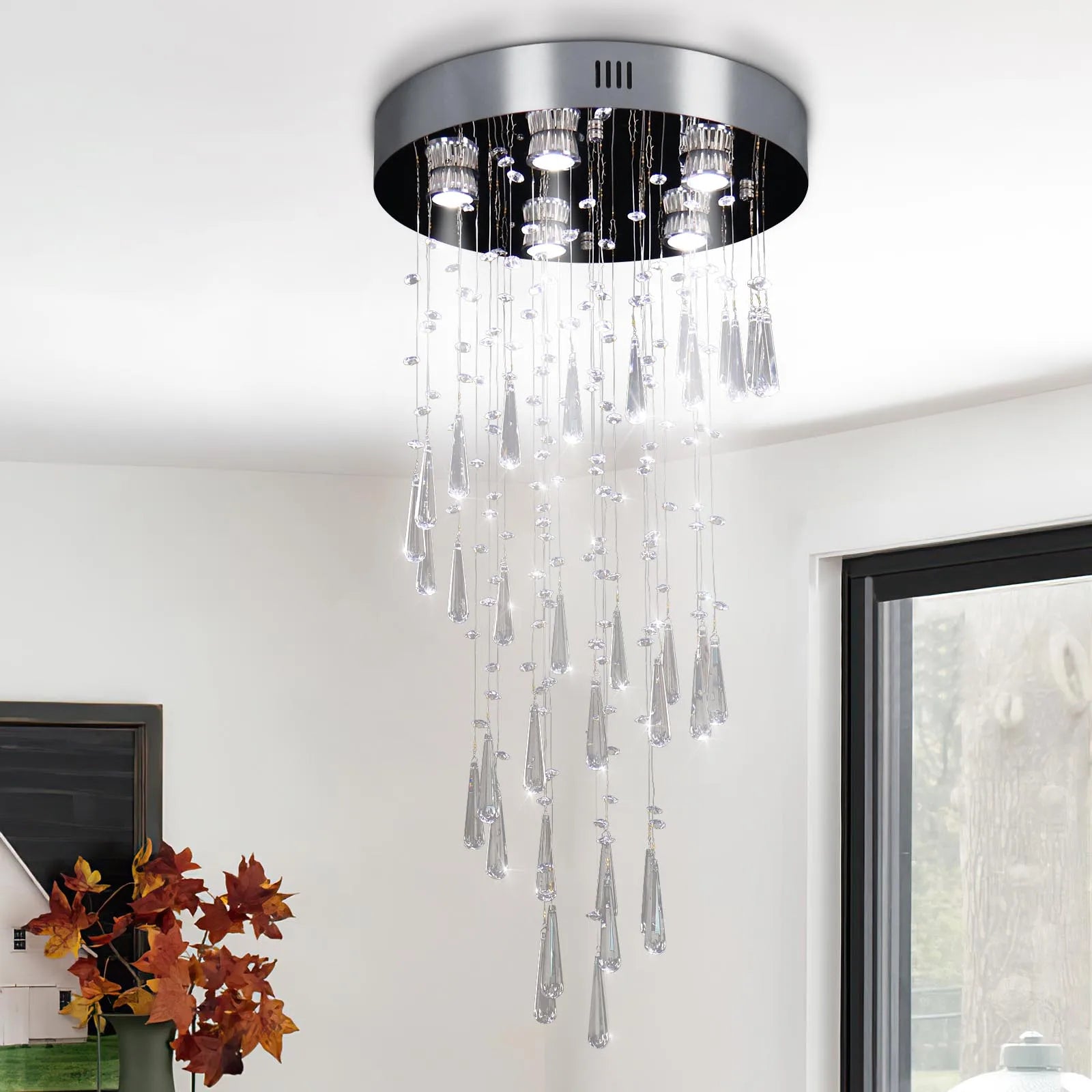 Newest Design Chandelier Pendant Lights K9 Crystal Luxury for Living Room Hanging Lamp Chandelier Lights