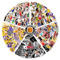 50PCS Cool La Basketball Sticker lacrosse for Bottle Notebook Computer Guitar Basketball Sticker
