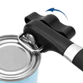 Handheld Manual Can Opener Food Grade Stainless Steel Manual Cutting Topless Can Opener with Soft Grips