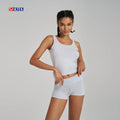 Gym Fitness Sets 2025 Sports Women Clothing Luxury Yoga Shorts Sets Summer Sportswear 2 Piece Tank Top and Shorts Set for Women