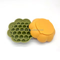 VaryWell Wholesale Puzzle Pet Stress Relief Licking Mat Flower Silicone Dog Enrichment Honeycomb Dog Slow Feeder