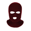 Full Face Cover Custom Balaclavas Ski Mask 3 Hole Winter Hats Outdoor Sports Black Balaclava