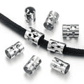 Stainless Steel Tube Beads Star Moon Heart Spacer Bead for DIY Jewelry Findings Handmade Bracelet Necklace Making