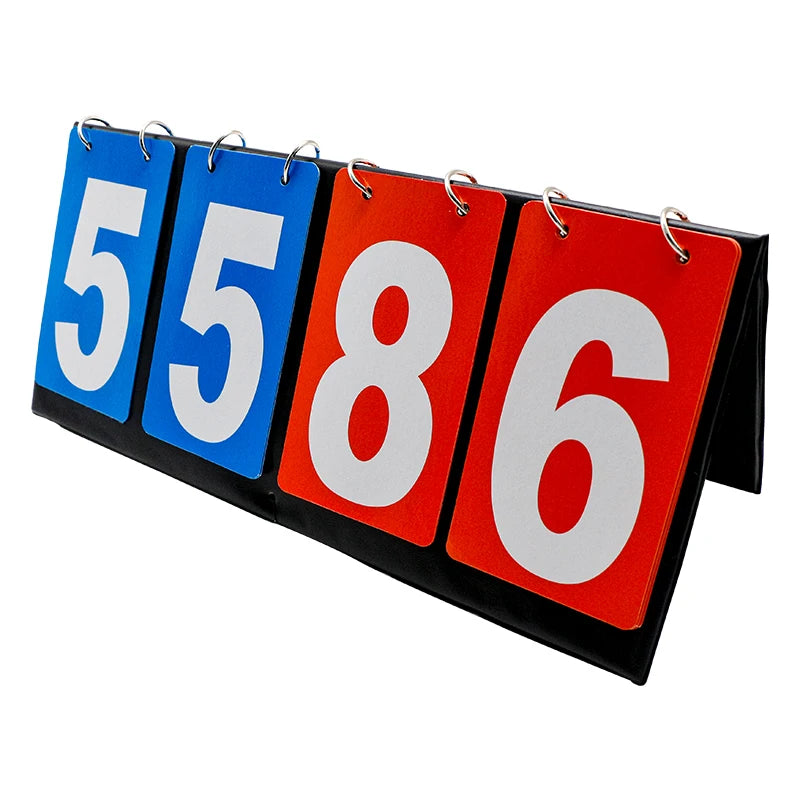 READY in STOCK High Quality PVC Material Flip Plastic Scoreboard Basketball Football Soccer Competition Manual Scoreboard
