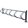 New Design Outdoor Industrial Metal Multiple Bike Storage Rack Outside Public Patio Steel Professional Bicycle Parking Stand
