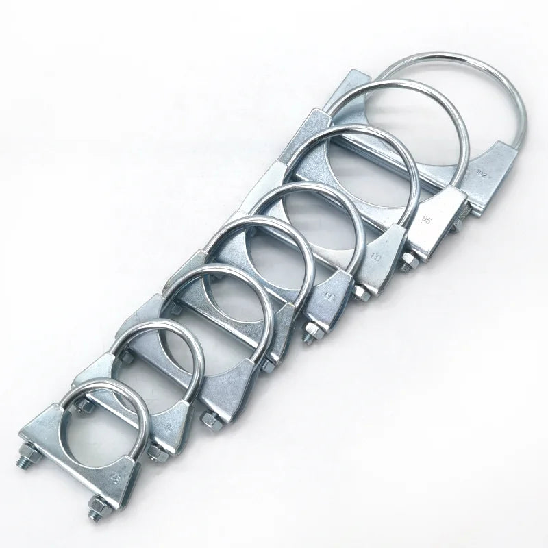 China Manufacturer M8 M10 U Bolt Heavy Duty Exhaust Muffler Clamp for Cars