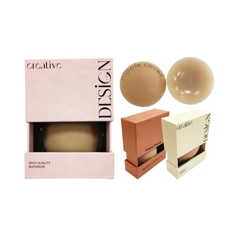 Wholesale Nipple Cover Reusable Silicone Bra Pasties Non Adhesive Nipple Cover Sticker