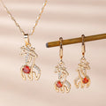 Wholesale Fashion Jewelry Mixed Bulk Women Giraffe Cubic Zirconia Bisuteria Earrings Trend Set of Earrings Jewelry