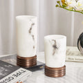 Minimalist Modern Home Interior Decoration White Marble Desktop Showpieces Home Decor Ornaments