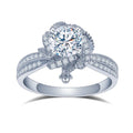 Messi Gems MSR-1449 Customized Jewelry 18k Solid Gold 1CT Lab Diamond Engagement Ring Wedding Ring