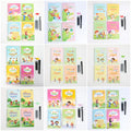 4 PCS/SET English French Arabic Spanish German Russian Sank Magic Books with Pen Reusable Kids Educational Books MegaBDM