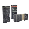 Low Moq Eco Biodegradable Cream Facial Product Black Luxury Paper Cosmetic Packaging Box With Window