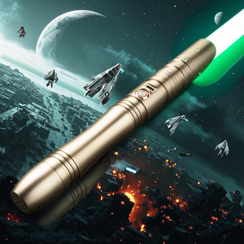 LGTsaber Economic Durable Metal Lightsaber 2mm Blade Thickness 92cm Blade Length RGB LED (12W) for Cosplay Entertainment Jedi