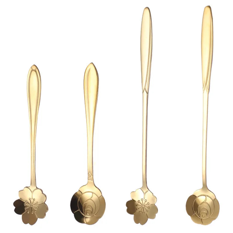 Hot Sale Creative Stainless Steel Cream Stirring Spoon Coffee Spoon Stainless Steel