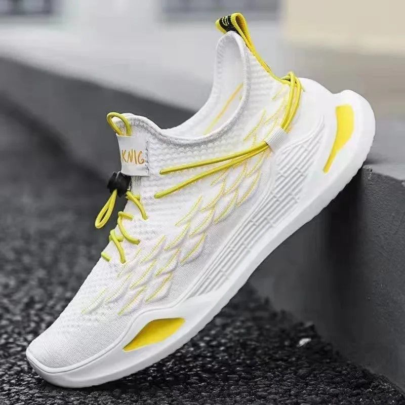 2026 Sale Cheap Factory Price Zapatos Breathable Flying Woven Tennis Men Fashion Sneakers Zapatillas Deportivas for Sale