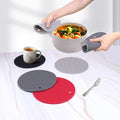 Trending Product 2026 New Custom Silicone Hot Pads Pot Mats Multipurpose Food Grade Thick Silicone Trivet Mat