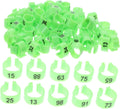 Plastic Bird Pigeon Clip Bands Open Ring Identification Ring Homing Chicken Leg Band Pigeon for Canary Budgie Finch Lovebird