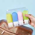 Travel Cream Packing 38ml 60ml 90ml Luxury Outdoor Silicone Reusable Toiletry Bottles Food Grade Silica for Convenient Travel