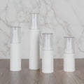 Frosted Spray Vacuum Flask Lotion Bottle Cosmetics Packaging 15ml 50ml Sizes Shampoo Perfume Face Cream Facial Skin Care Serum