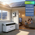 Sunpok Energy 10 Years Warranty 20Kw 20Kwh Inverter Lifepo4 Battery Pack 51.2V 400Ah 48V Battery Packs Solar Lifepo4 Batteries
