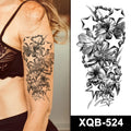 New Designs Wholesale Custom Water Proof Half Arm Body Tatoo Temporal