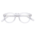 Fashion Round Translucent Nude Acetate Optical Glasses Eyeglasses Frames in Stock