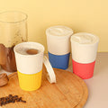 New Design Reusable PP Plastic Coffee Cup with Lid Eco-Friendly Water Milk Tea Cup