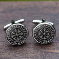 Huaqi OT11 NORRON Symbol Celts Custom Cufflinks Stainless Steel Cufflinks Viking Cufflinks