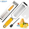 304 Stainless Steel Multi-function Wide-board Cheese Grater Cheese Chocolate Scraper Lemon Peel Grater